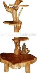 teak root furniture stand 0032