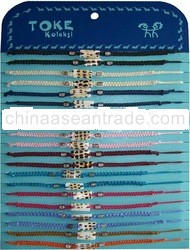 Cotton Bracelet,Plastic Beads Bracelet