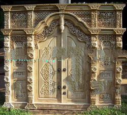 Teak Gebyok Ethnic Style, Full Door Model Javanesse Carving.