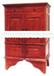 CB 009 Teak TV Cabinet w/ 2 Drawers on Top