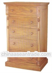 CD-002 Indonesia 5 Drawer Antique Wooden Chest