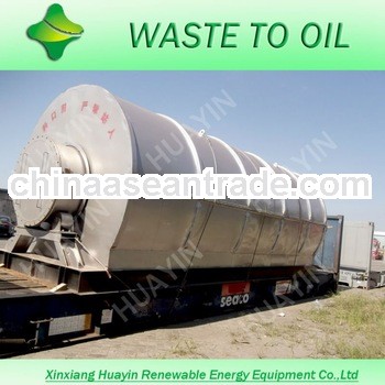 waste plastic to standard diesel recycling machine with CE ISO9001 ISO14001
