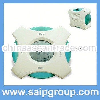 water power product clock alarm clock voice recorder