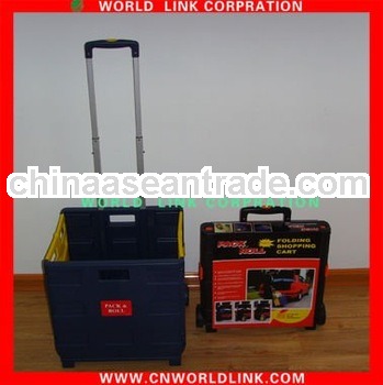 wheel shopping folding box trolley