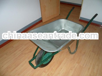 wheelbarrow with galvanized tray wb6414T