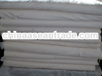 white 100% cotton poplin fabric/100% cotton bedsheet fabrics