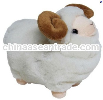 white animal toy sheep plush toy