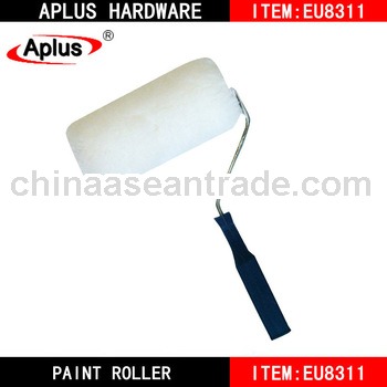 white fabric material 6" paint roller