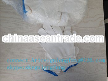 white nylon parade glove nylon working gloves