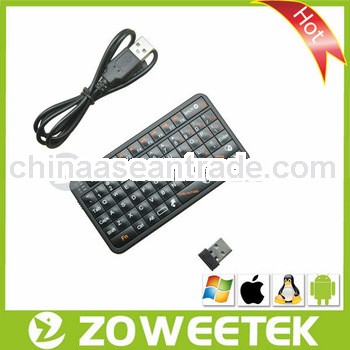 wireless air mouse with keyboard and backlit for smart tv