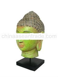 Buddha Painted cement