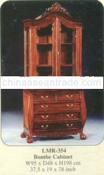 Bombe Cabinet Mahogany Indoor Furniture