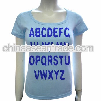 womens wording printed t-shirts