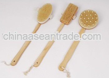 wooden bath shower brush