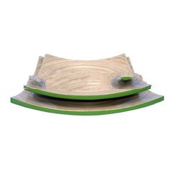 High quality eco-friendly hand made vietnam green lacquered dining plate with natural bamboo inside