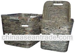 Storage Basket made of recycle newspaper