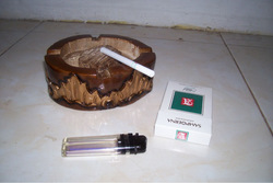Ashtray from Agarwood