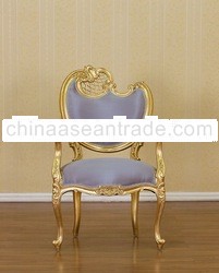 French Furniture - Gold Gilt Gull Chair 1 Seater Left