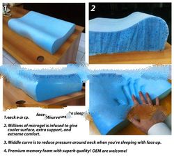 PREMIUM MOULDED INFUSED GEL MEMORY FOAM PILLOW