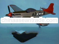 P-51A wooden model airplane