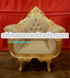 Classic Mahogany Chair Furniture - Gold Wedding Chair Mahogany Furniture