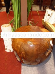 ball chair teak wood