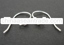 EWFMN01 - 925 Sterling Silver Ear wires with Ball Top