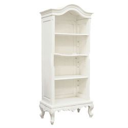 white bookcase