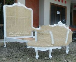 french classic ANTIQUE BED furniture indonesia- CODE DSCN3571- french antique COLONIAL BED furniture