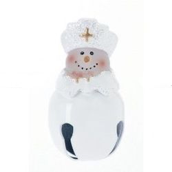 Pack of 24 Jingle Buddies Nurse Snowman Christmas Ornaments 2.25"