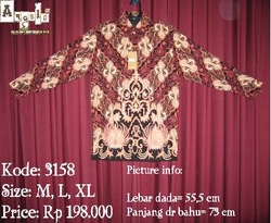 long-sleeved batik T-Shirt