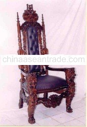 indoor wooden furniture - Lion King Chair