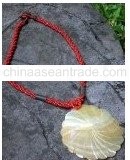 Natasha shell rounded Bali necklace