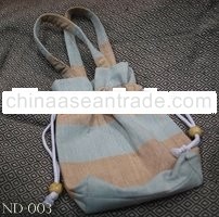 Handwoven cotton tinted 100% Hand bag