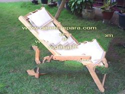 Beach Chair - Deck Chair - Teak Outdoor Furniture