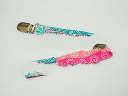 Batik Pacifier Clip