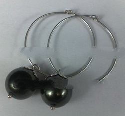 EHFMN15 - SS Creol with Black Forest Shell Pearls