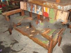 BOAT WOOD FURNITURE BENCH BW21