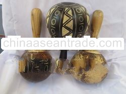 Maracas Musical Instrument Coconut