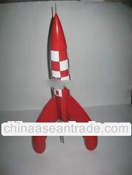 TIN TIN ROCKET wooden aircraft,