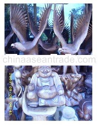 Eagle man Native Handicraft statue