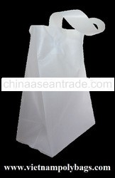 loop handle carrying plastic bag made in 