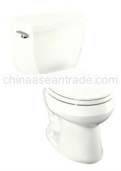 Kohler K-3577-0 Wellworth 1.28 gpf Round-Front Toilet