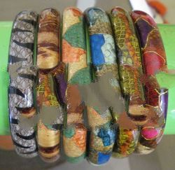 snakeskin bangles