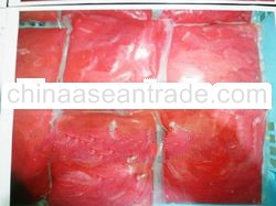 Fresh Frozen Yellow Fin Tuna Loins (Cubes, Ground, Strips)