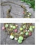 Suarti glass beads necklace jewelry