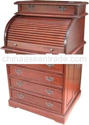 Roll-Top Middle 5 Draws wooden Furniture