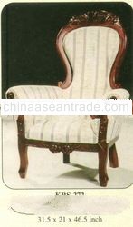 Flower Carved Grandfather Mahogany Indoor Furniture