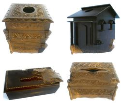 Wood Tissue Box