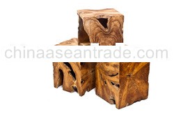 TEAK ROOT BLOCK AND BALL FURNITURE TRBB08